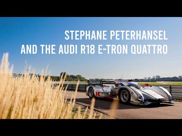 E-tron on track 2023: Stéphane Peterhansel and the Audi R18 e-tron quattro