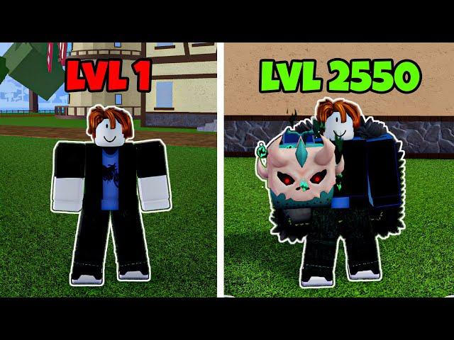 Noob To Pro In Blox Fruit But I Roll New Fruits Every 100  Levels | Roblox