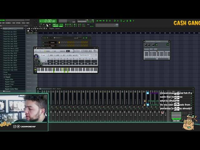 CASHMONEY AP LIVE STREAM ON TWITCH  MAKING A BEAT IN 30 MINUTES FROM SCRATCH