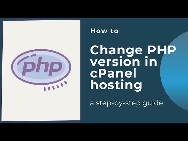 How to change PHP version in cPanel hosting