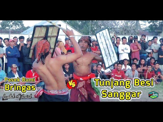 Gaya Main Tunjang Besi Sangar Hadapi Pasek Bumi || Peresean Barabali