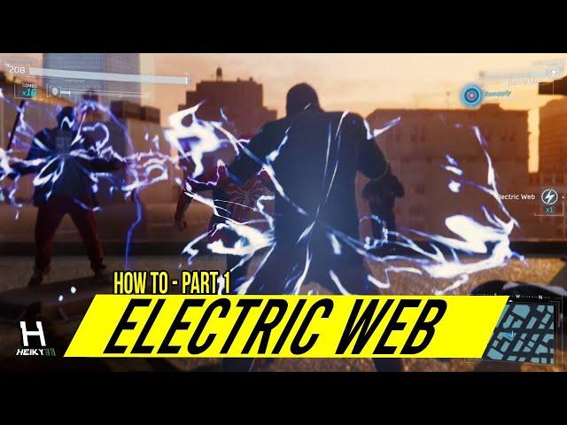 SPIDER MAN HOW TO Use ELECTRIC WEB (PS4) | Gadgets Tutorial | PART 1