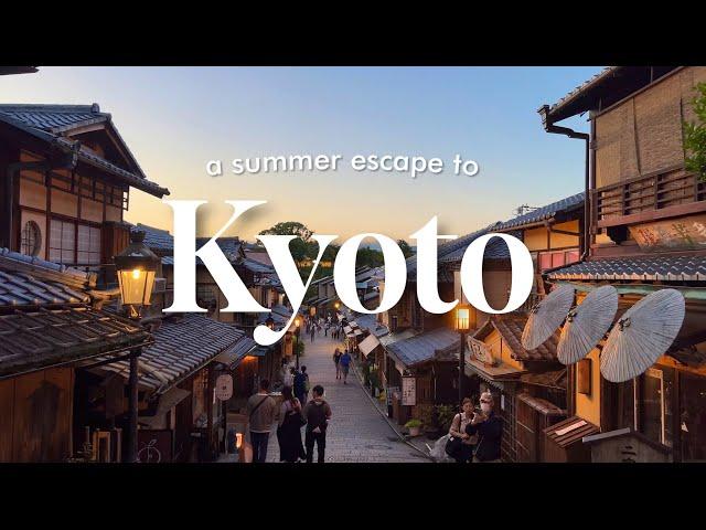 Kyoto in summer | Japan Travel Vlog | 4-day itinerary