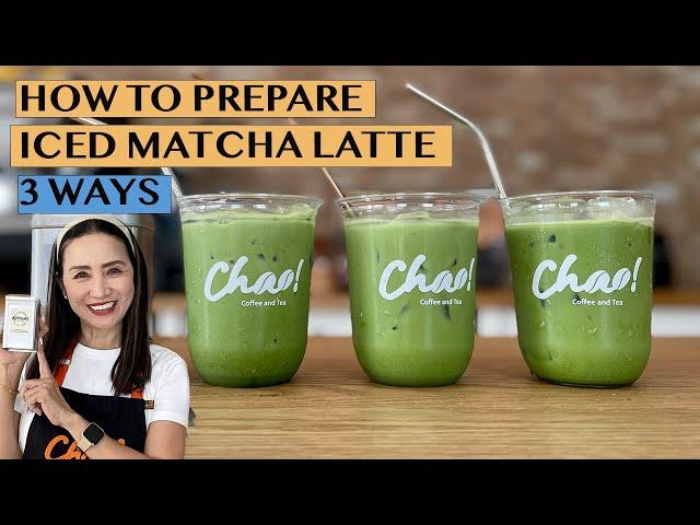 CHECK OUT 3 WAYS TO PREPARE ICED MATCHA GREEN TEA LATTE - Inspired by a visit to #starbucks