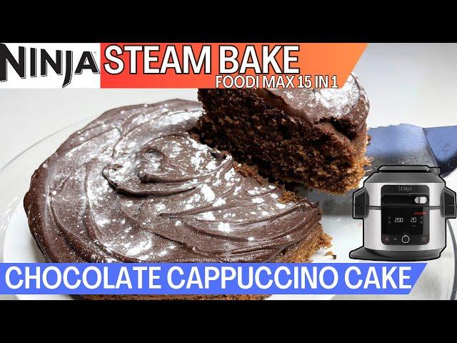 NINJA FOODI 15 in 1 | How to *STEAM BAKE* CHOCOLATE CAPPUCCINO CAKE