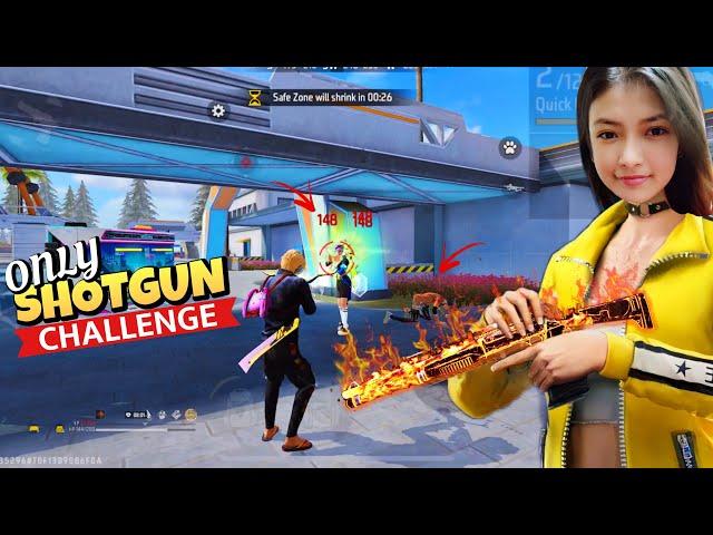 Only Shotgun One Tap Challenge  Garena Free Fire - Kelly SS YT