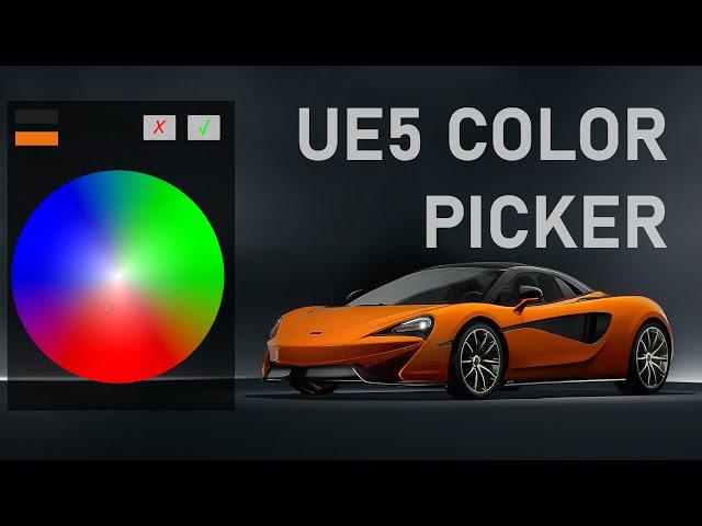 Unreal Engine Color Picker Widget - Part 2