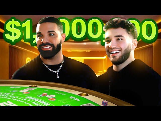 Adin Ross High Stake Gambling with DRAKE! ($1,000,000+)