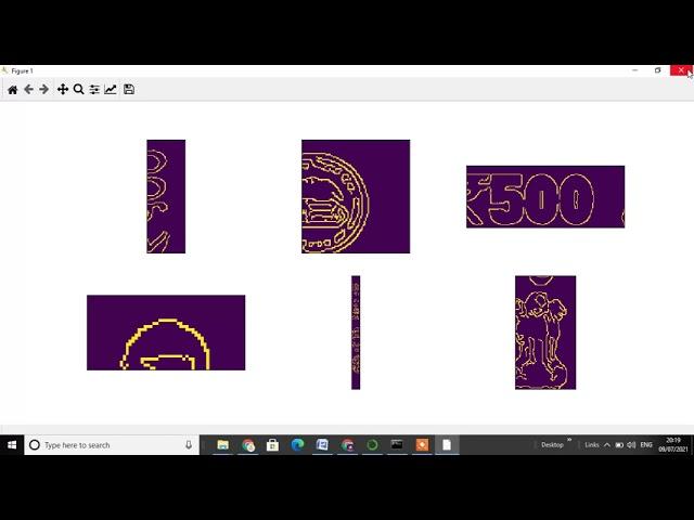 Fake Currency detection using opencv and machine learning