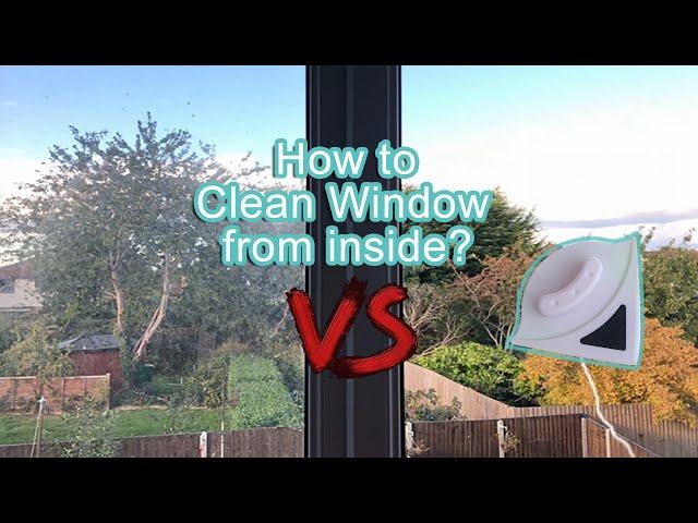 How to clean windows from inside？Use Baffect Double Sided Magnetic Window Cleaner