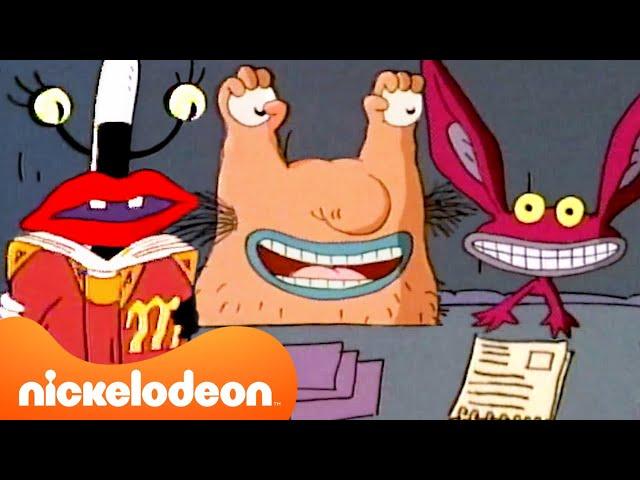 Back To School with MONSTERS!  | Aaahh!!! Real Monsters | @Nicktoons