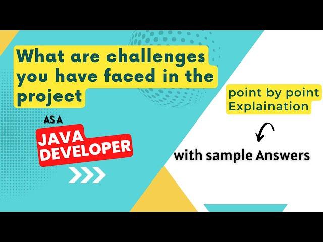 Only video you need to watch | What are the challenges u have faced in your project