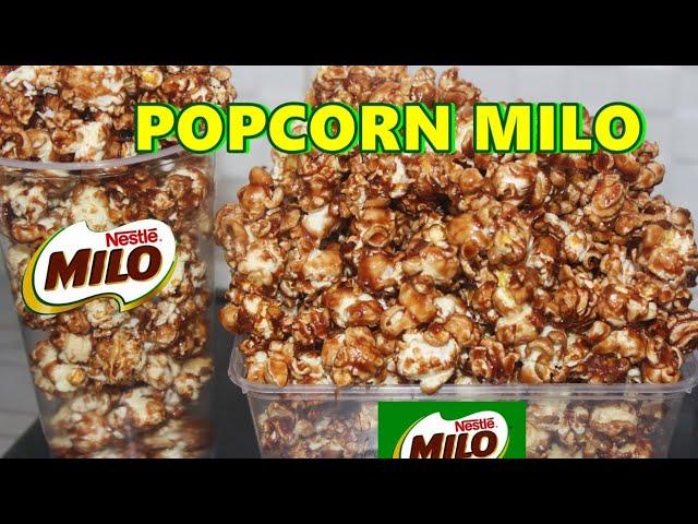 MEMBUAT POPCORN RASA MILO ENAK