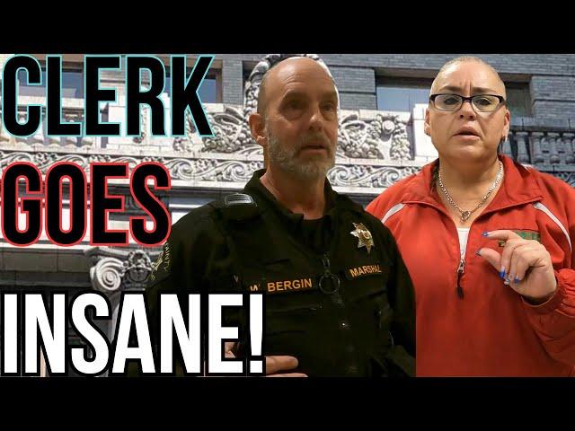 CLERK GOES INSANE W/RECORDING! INTERNAL INVESTIGATIONS UNIT FOLLOWUP!!!!