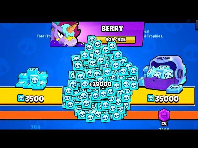 WOOW!! BERRY NEW BRAWLER IS HERE!!LEGENDARY GIFTS!! 10,000 TROPY ROAD!! BRAWL STARS UPDATE REWARDS!