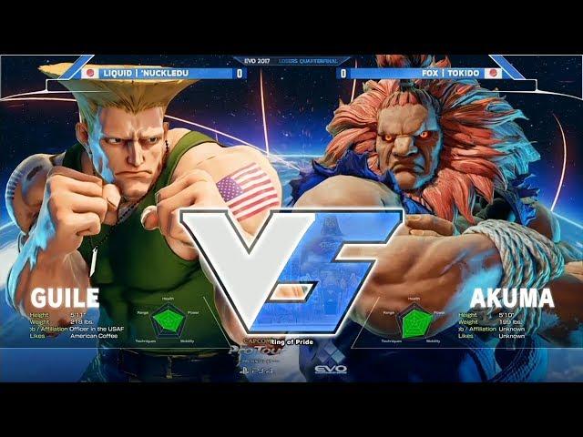 SFV: Liquid 'NuckleDu vs Echo Fox Tokido - EVO 2017 Top 8 - CPT2017