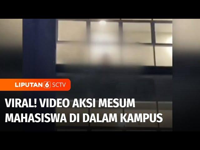 Viral! Video Aksi Mesum Mahasiswa di Dalam Ruangan Kampus PTN di Surabaya | Liputan 6