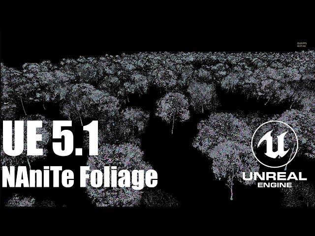 Unreal Engine 5.1 Nanite Foliage trick