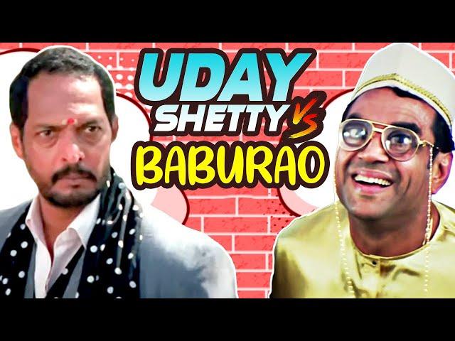 Best Of Comedy Scenes | Uday Shetty V/S Baburao | Welcome - Phir Hera Pheri - Paresh Rawal