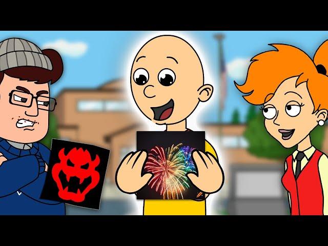 ULTIMATE New Year Behavior Chart Day/Caillou Gets The Firework Card