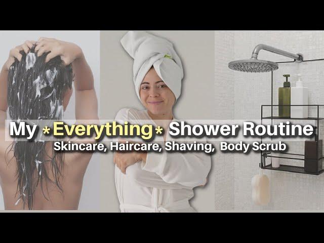 MY EVERYTHING SHOWER ROUTINE 2024 | haircare, skincare, & hygiene essentials