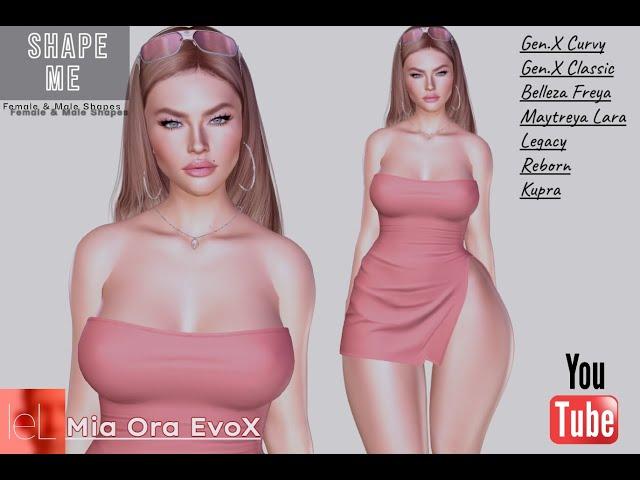 Second Life - Shape Me - Mia Ora Head EvoX Shape