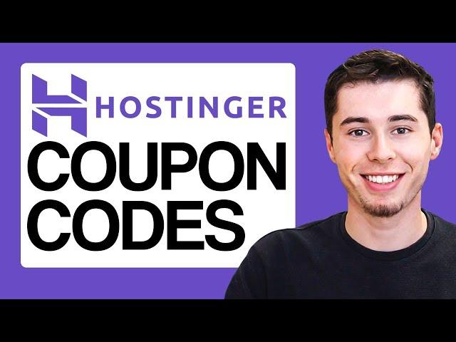 NEW Hostinger Coupon Code 2024 - Best Hostinger Promo Deal