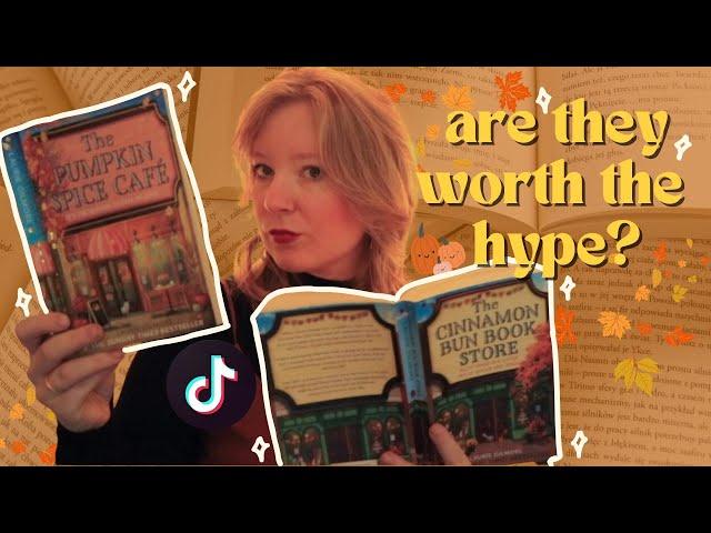 I read hyped fall tiktok books for a week   The Pumpkin Spice Café review