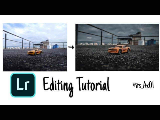How to Make a toy car Look cinematic.. | its Ax01 | Lightroom Editing Tutorial