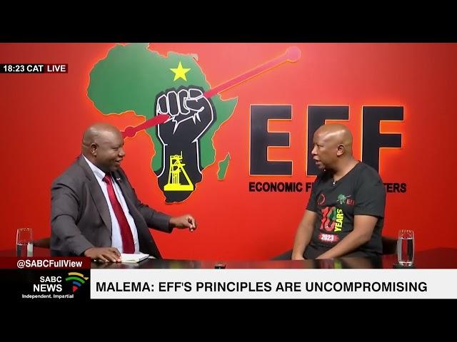 SABC speaks to EFF Leader, Julius Malema