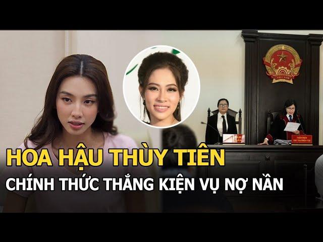 Hoa hậu Thùy Tiên chính thức thắng kiện, chấm dứt ồn ào nợ nần với bà Đặng Thùy Trang