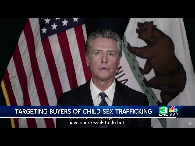 Gov. Newsom signals support for bill targeting consumers of child sex trafficking industry