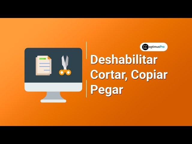 Como deshabilitar Cortar, Copiar y Pegar en tu pagina web || Tutorial