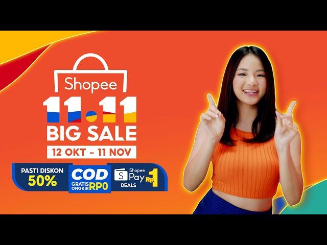 Shopee 11.11 BIG SALE | COD Gratis Ongkir Rp0, Pasti Diskon 50% & ShopeePay Deals Rp1!