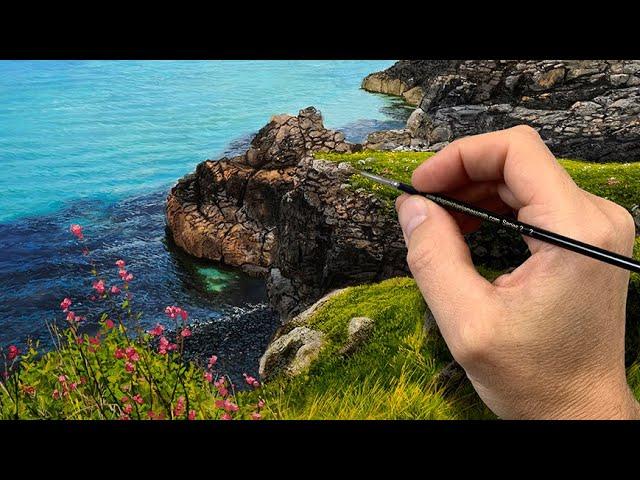 Painting the Rocks on a Cliff - Episode 206