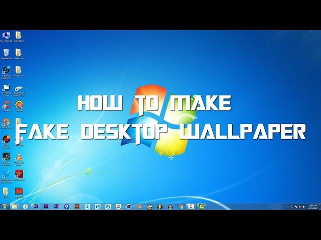 How to make fake desktop wallpaper for your windos By Breez studio