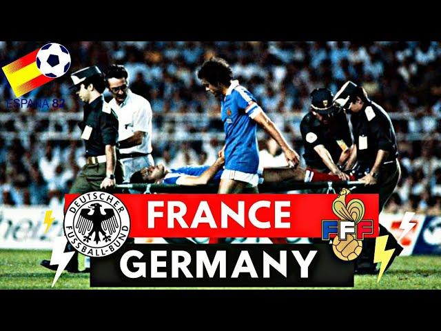 Germany vs France 3-3 ( 5-4 ) All Goals & Highlights ( 1982 World Cup)