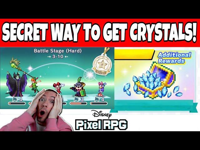 Secret Way To Get FREE Crystals Disney Pixel RPG