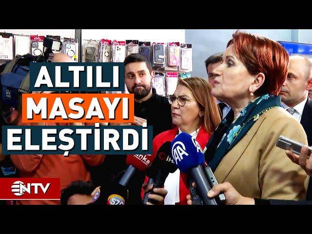 Meral Akşener'e 6'lı Masa Soruldu! | NTV