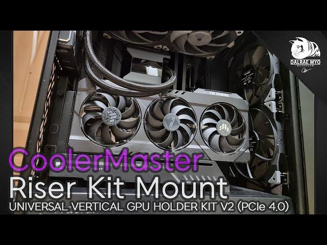 VGA Riser Kit mount | COOLERMASTER UNIVERSAL VERTICAL GPU HOLDER KIT V2