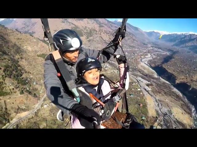 Paragliding India Funny video scared women very funny for  paragliding call +917833965478