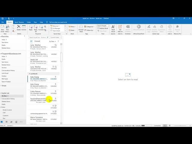 Add an Additional Mailbox in Outlook, as a Delegate