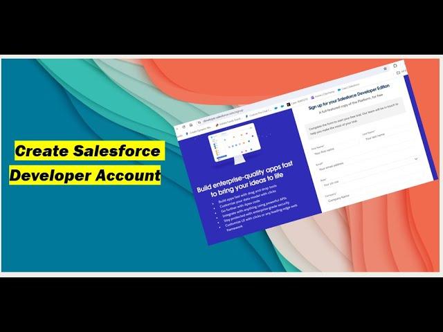 How to Create Developer Account in salesforce