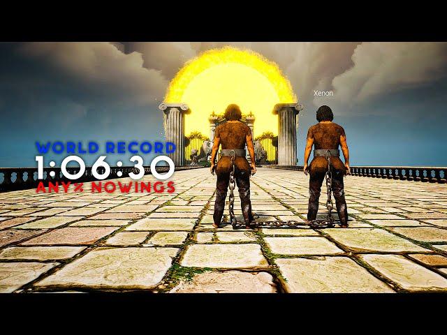 Chained Together Speedrun | Any% NoWings Duo | 1h06m30s | Former WR