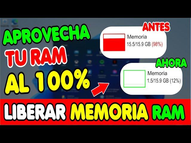 APROVECHA TODA TU RAM AL 100% en Windows (Libera Memoria RAM en Espera)