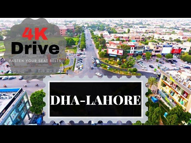 Lahori Ride Vlogs | 4K Drive|  Masjid Chowk Phae 1 DHA to Phase 5  DHA Lahore.