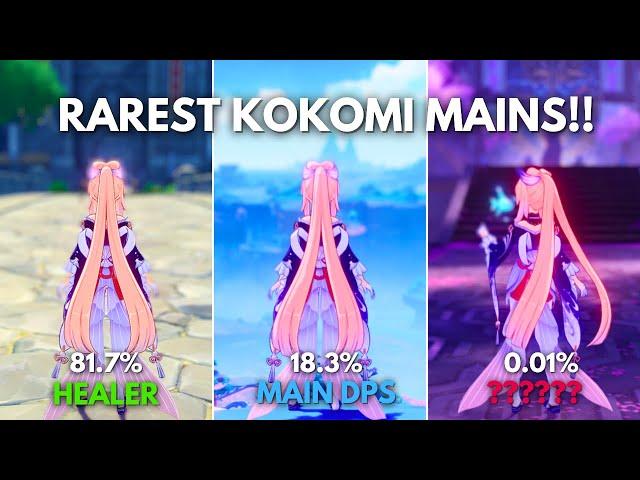 3 Types of KOKOMI MAINS [ Genshin Impact ]