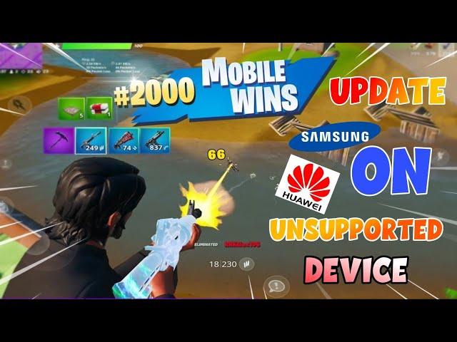 How to update fortnite  on unsupported device #fortnite