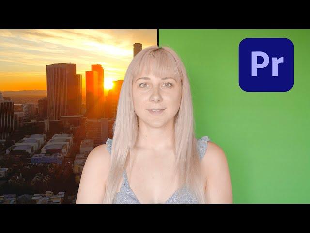 How to REMOVE GREEN SCREEN in Premiere Pro