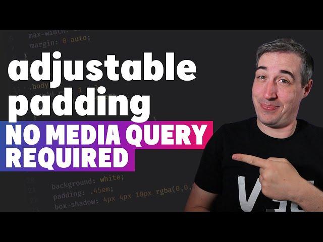 Creating squishy padding and margin that adapt to the viewport